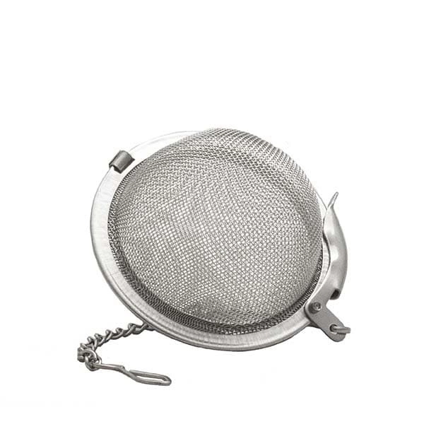 Teaszűrő – láncon függő acélgolyó