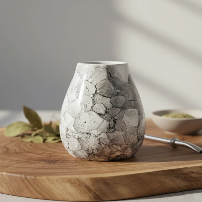 Kerámia mate-tök bombillával – esztétikus és praktikus yerba mate-tartó edény