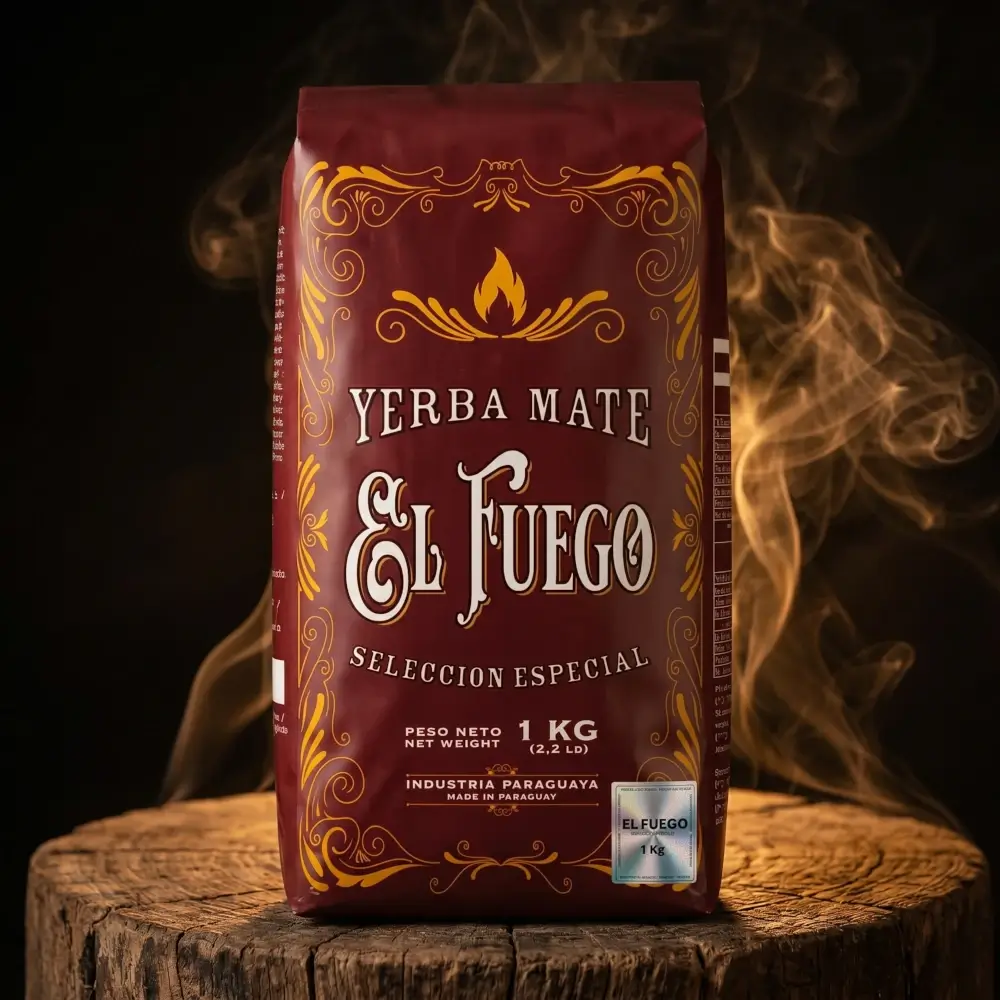 Újdonság: El Fuego Elaborada 1 kg – a legerősebb paraguayi yerba mate papírcsomagolásban