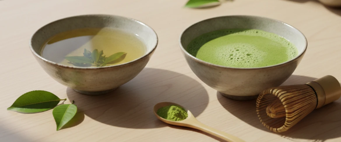 Matcha kontra zöld tea – különbségek a szín, az állag és a tulajdonságok tekintetében