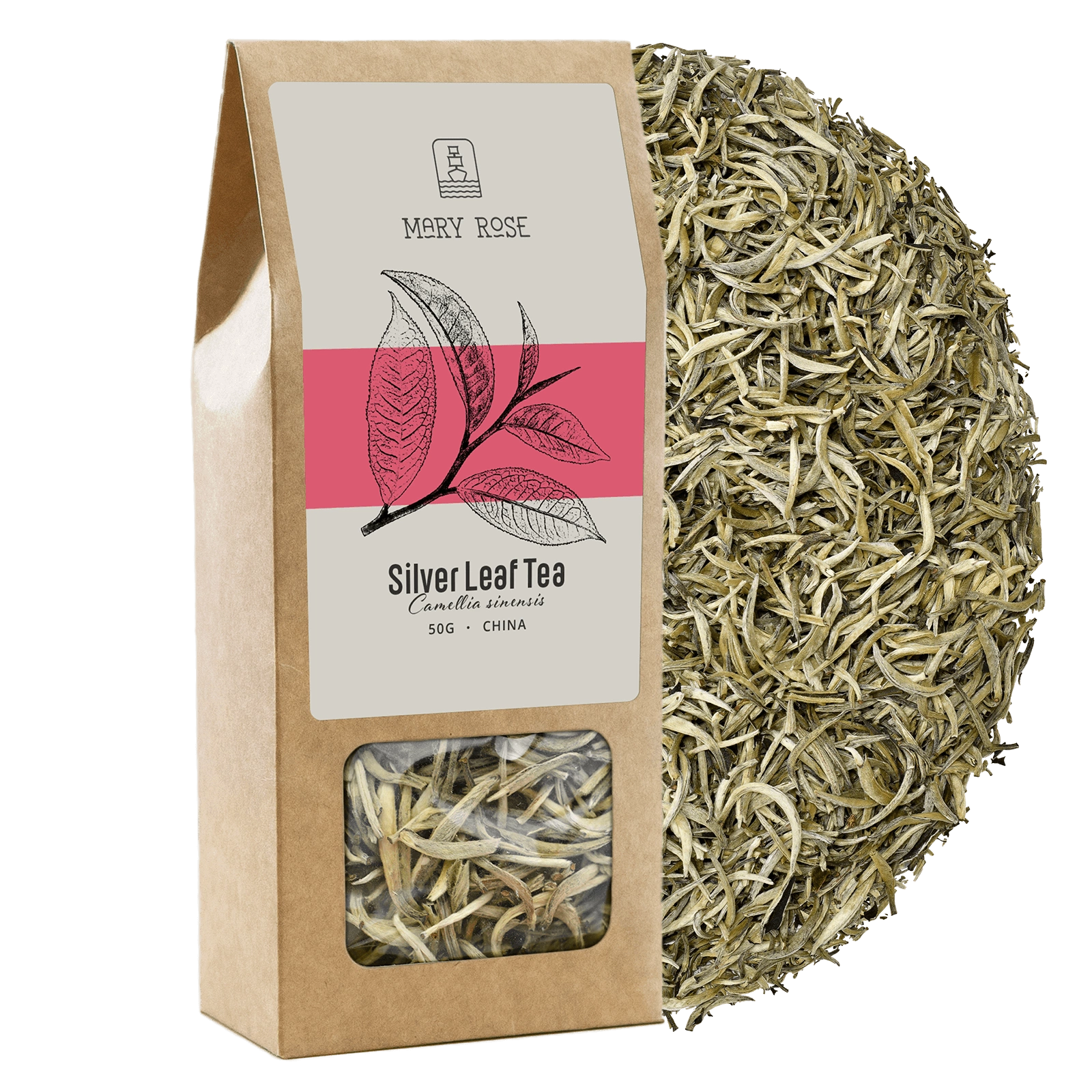 Mary Rose White Silver Leaf tea