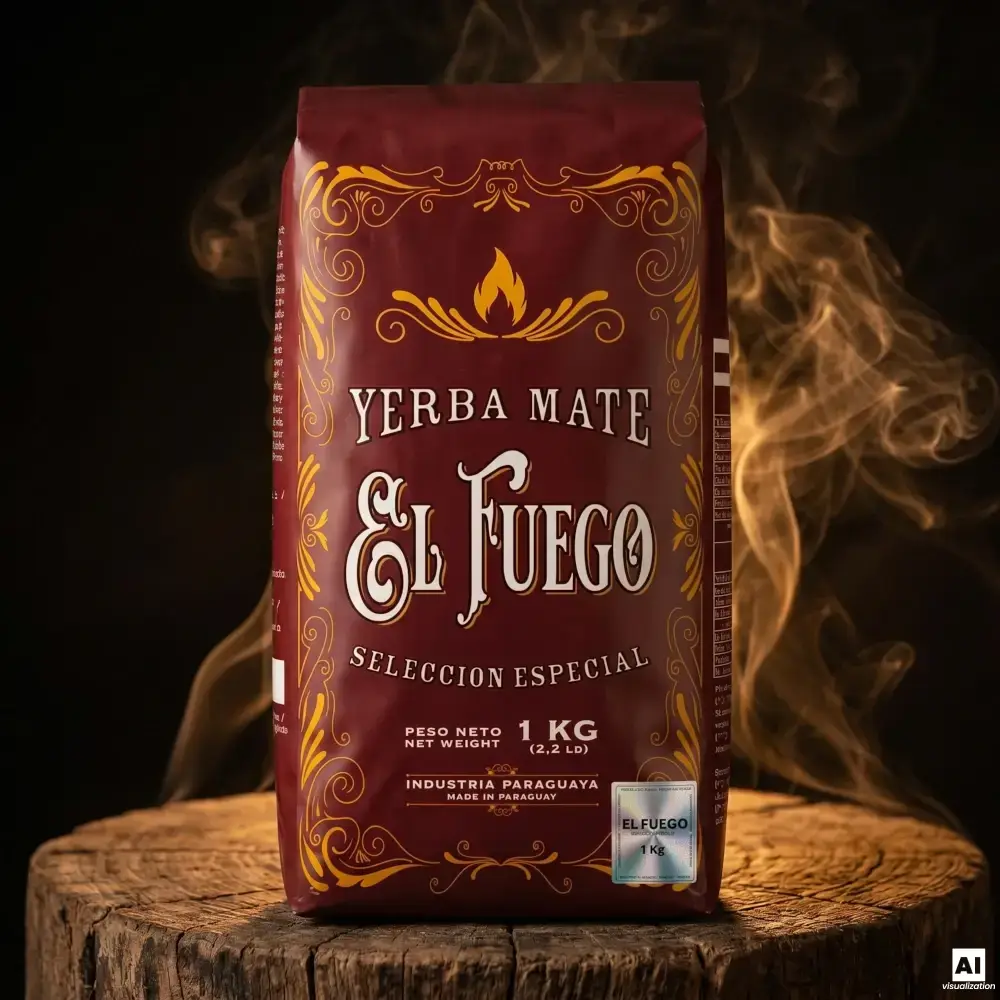 A legerősebb yerba mate – El Fuego Elaborada 1 kg.