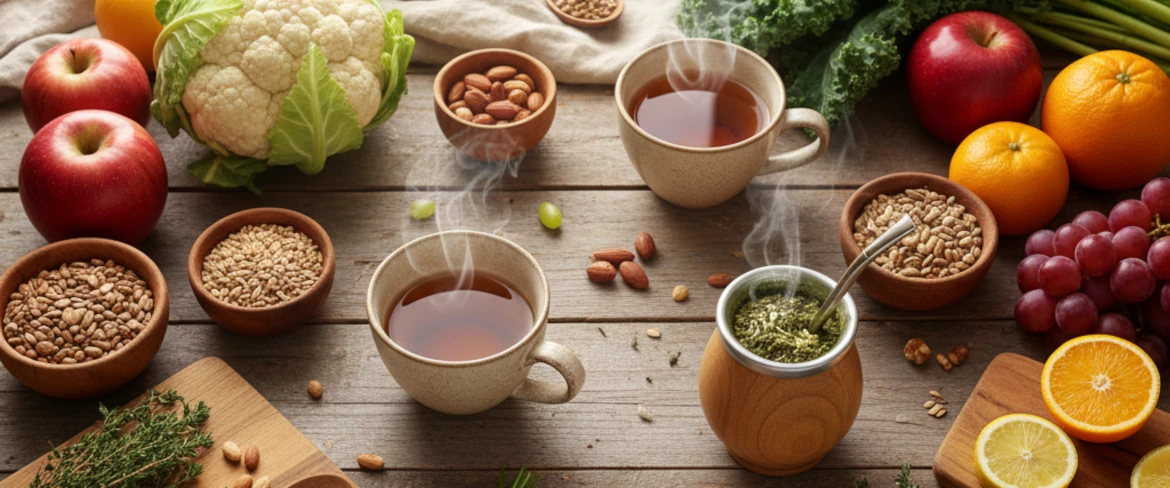 Biokaja és egészséges kiegészítők – gyümölcsök, gyógynövények, infúziók és természetes alapanyagokból készült biotermékek