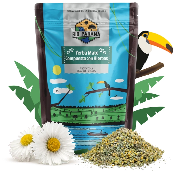 Rio Parana Compuesta con Hierbas – yerba mate citromverbénával