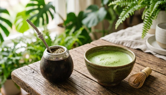 Yerba mate vagy matcha – melyiket válasszuk? Tulajdonságaik, ízük és hatásuk összehasonlítása