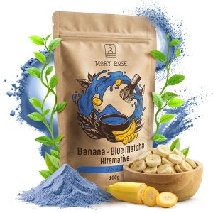 Mary Rose – Blue Matcha Alternative – Banán (por) 100 g