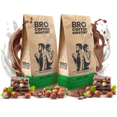 Készlet Bro Coffee Roastery Brazil Samba 2x1kg (2kg)