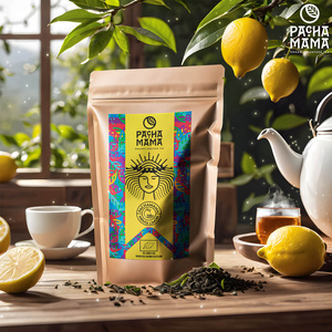 Guayusa Pachamama Menta Limón - bio minősített - menta és citrom - 100g