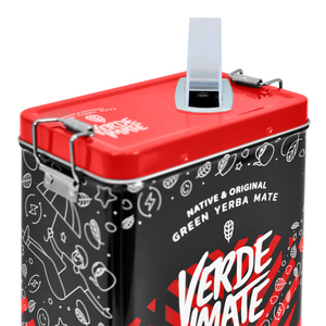 Yerbera – Fém doboz + Verde Mate Green Energia Organica 0,5 kg