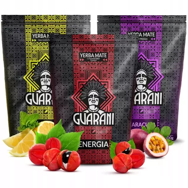 Yerba Mate Guarani 3x500g Különböző keverékek