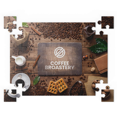 Puzzle z logo Bro Coffee Roastery