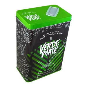 Yerbera – Fém doboz + Verde Mate Green Hangover 0,5 kg
