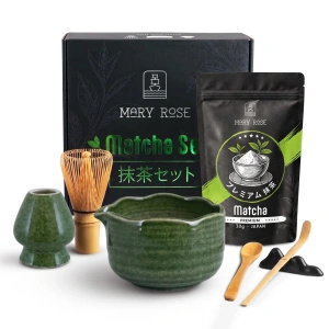 Ajándékcsomag: prémium japán matcha + matchawan + bambuszkiegészítők