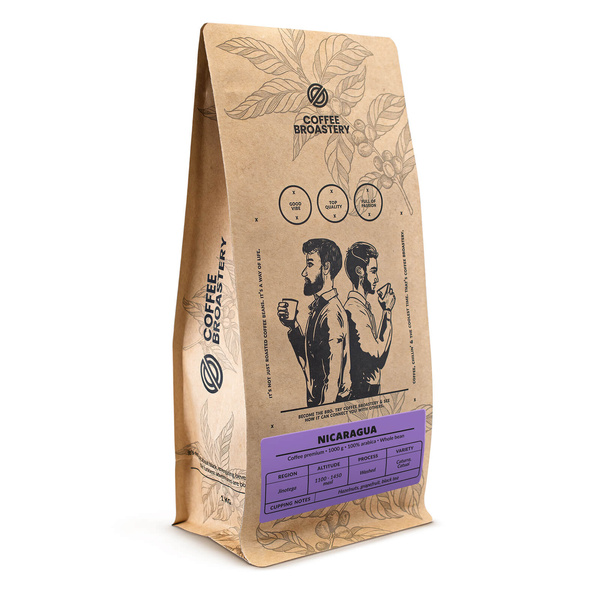Bro Coffee Roastery - Egész kávébabos Nicaragua Colibrí Azul Speciality 1kg