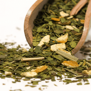 Yerbera – Fém doboz + Verde Mate Green Menta Limón 0,5 kg