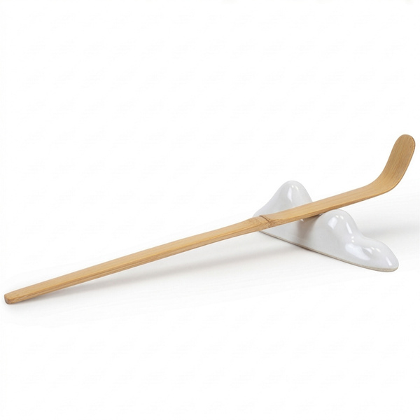 Chashaku-oki – Állvány matcha kanálhoz (fehér)