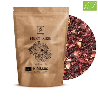 Mary Rose - Hibiszkusz virág bio (szirmok) 0,5 kg