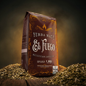 Yerba Mate készlet: El Fuego Elaborada 1kg + Mate Tök + Bombilla