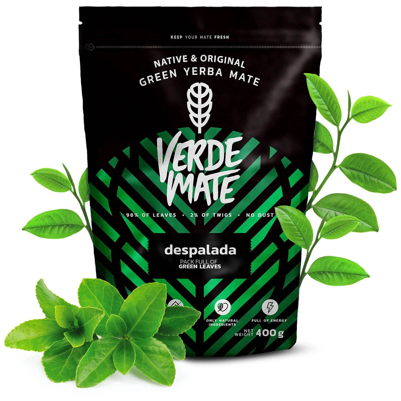Verde Mate Green Despalada - Dried Leaves
