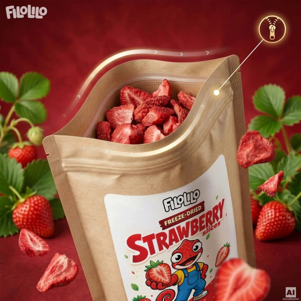 FiloLilo – Liofilizált eper (szeletek) 100 g