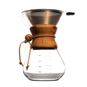 Chemex típusú kávéfőző 800 ml + újrahasználható szűrő