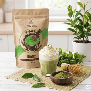 2 kínai matcha tea szett: prémium + konyhai