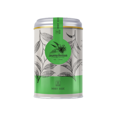 Mary Rose - Jázminvirág zöld tea konzervdobozban - 50g