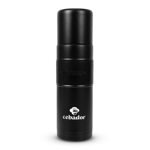 Yerbomos XL ALL IN ONE - 750ml - Mate tök, termosz és bombilla egyben (fekete)