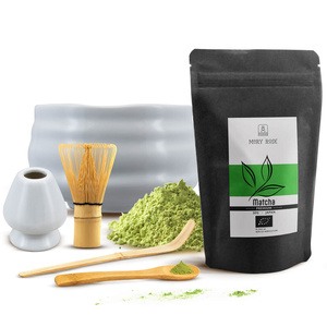 PRÉMIUM matcha teafőző készlet: japán BIO matcha 30g + kiegészítők