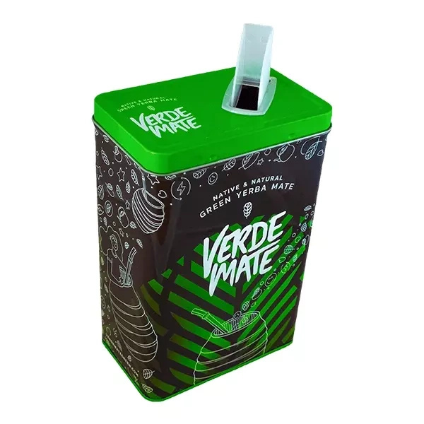 Yerbera – Fém doboz + Verde Mate Green Hangover 0,5 kg