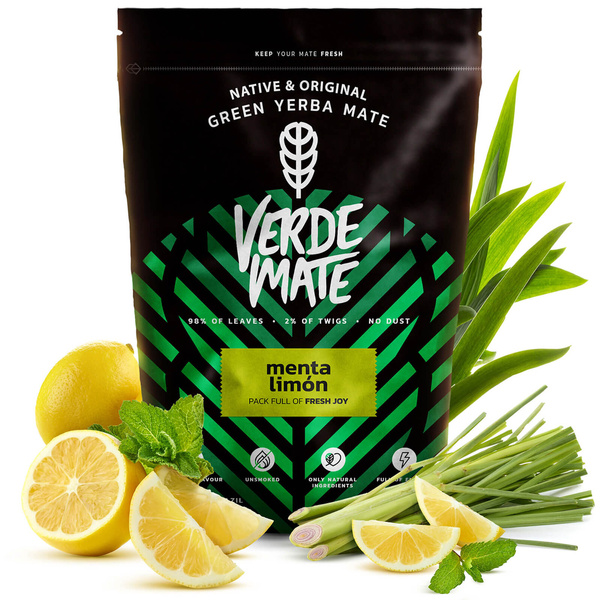 Verde Mate Zöld Limon 500g + Verde Mate Zöld Menta Limon 500g