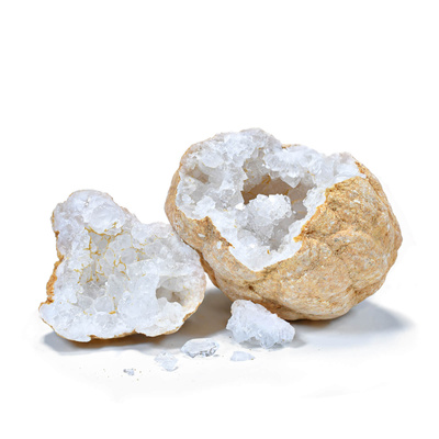 Kis hegyikristály – kvarc geóda 1 db.