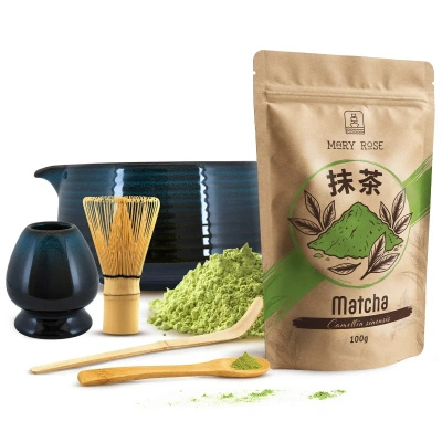 Matcha tea főzőkészlet: matcha 100g + kiegészítők