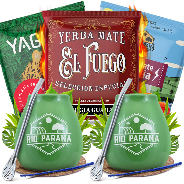 Yerba Mate Energia készlet két személyre Kalácsa Bombilla