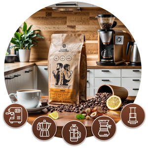 Bro Coffee Roastery - Egész kávébabos India Karnataka prémium 400g