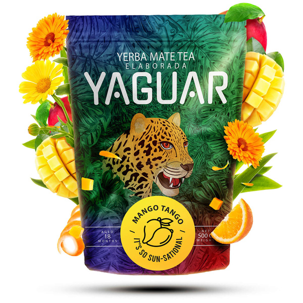 Yerba Mate készlet Yaguar 500g 0,5kg Mate Tök + Bombilla