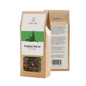 Mary Rose - Strawberry Fields zöld tea - 50g