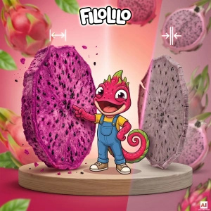 FiloLilo – Liofilizált sárkánygyümölcs (szeletek) 20 g