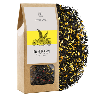 Mary Rose - Assam Earl Grey fekete tea - 50g