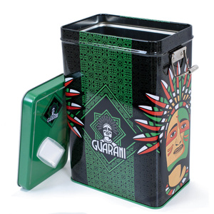 Yerbera – Fém doboz + Guarani Premium 0,5 kg