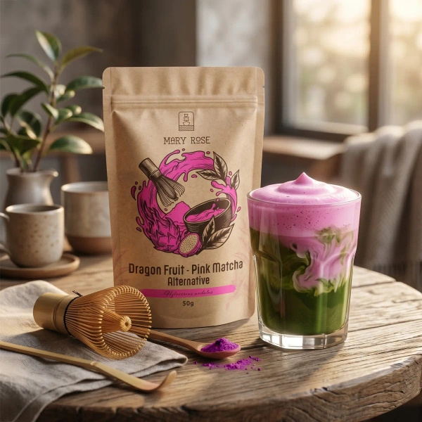 Mary Rose – Pink Matcha Alternative – Sárkánygyümölcs (por) 50 g