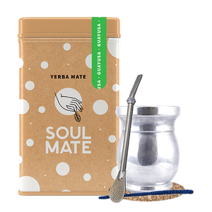 Yerbera készlet Yerba Mate Soul Mate Guayusa 0.5kg Palo Santo