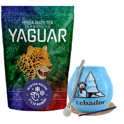 Yerba Mate Winter induló téli készlet Yaguar Winter Prune 500g