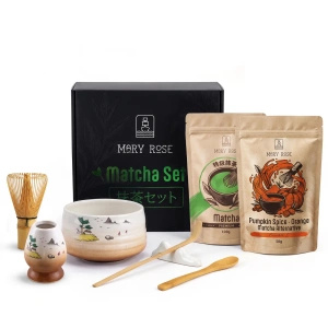Ajándékkészlet színes Matcha Latte-hoz: Matcha + Orange Matcha + kiegészítők