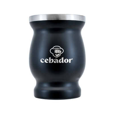 TermoMate Cebador – termosbögre yerba matéhoz – 190 ml (fekete)