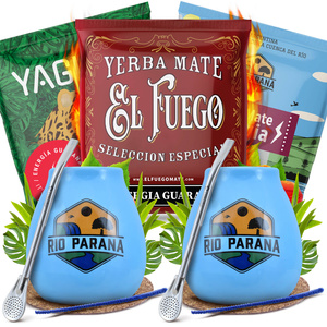 Yerba Mate Energia készlet két személyre Kalácsa Bombilla