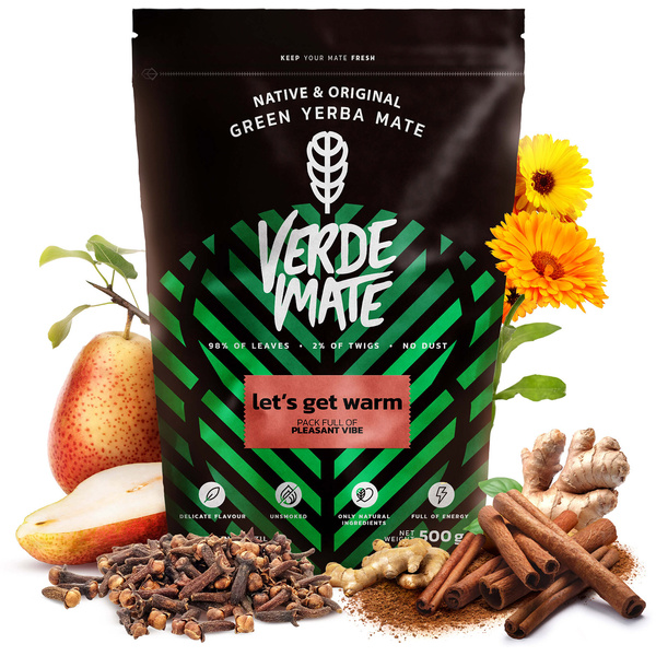 Téli ajándékkészlet Yerba Mate Verde Mate Let's Get Warm 0,5kg
