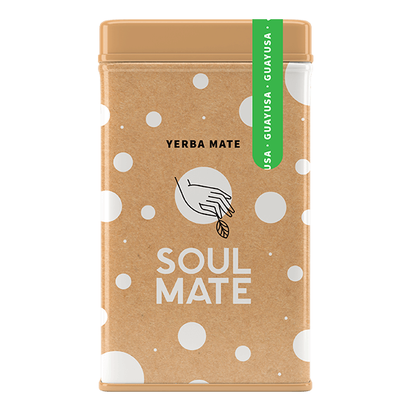 Yerbera – Fém doboz + Soul Mate Orgánica Guayusa 0,5 kg