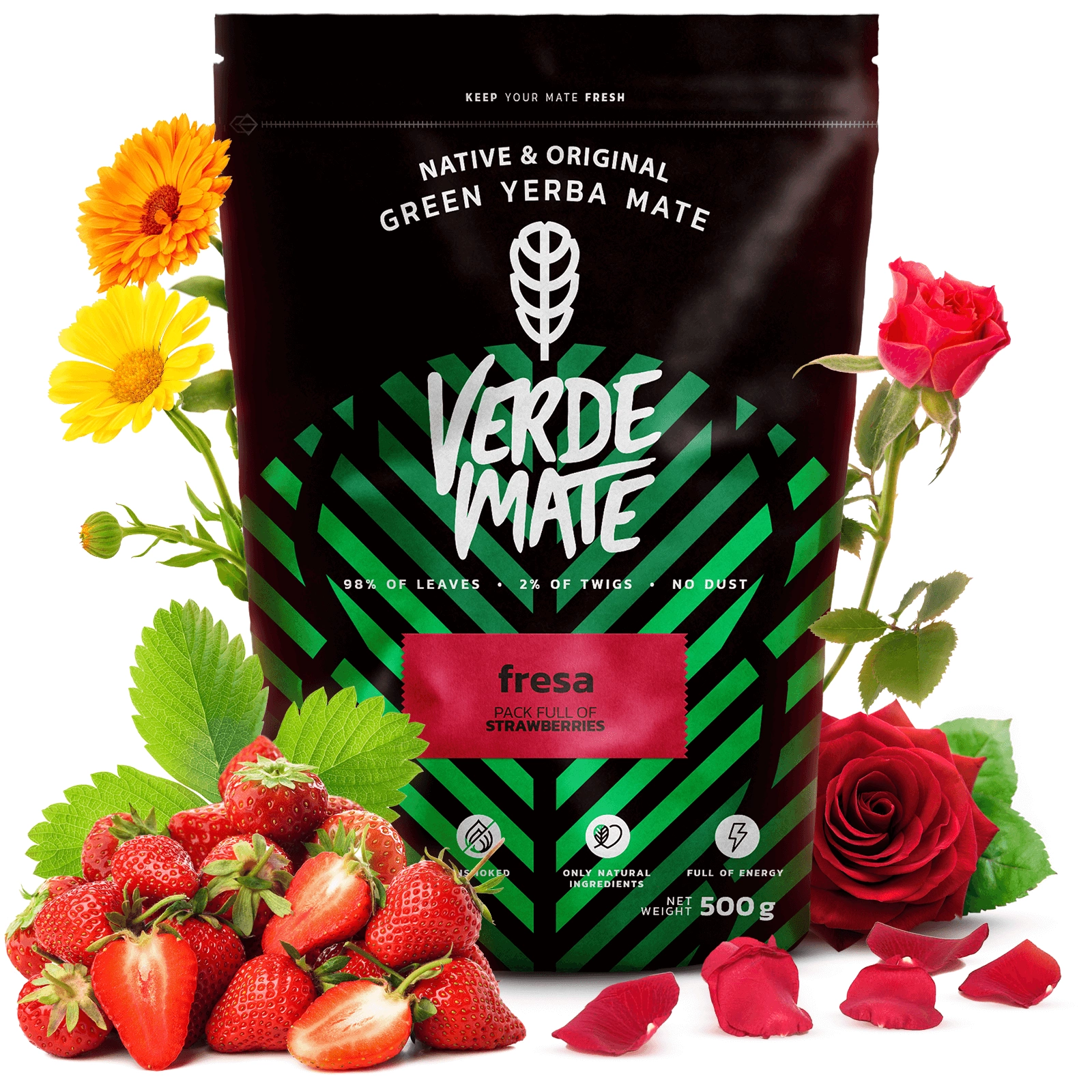 Verde Mate Green Fresa - Close-up