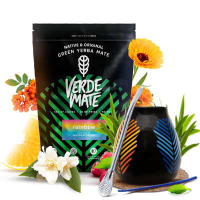 Yerba Mate készlet Verde Mate 400g 0,4kg Mate Tök + Bombilla